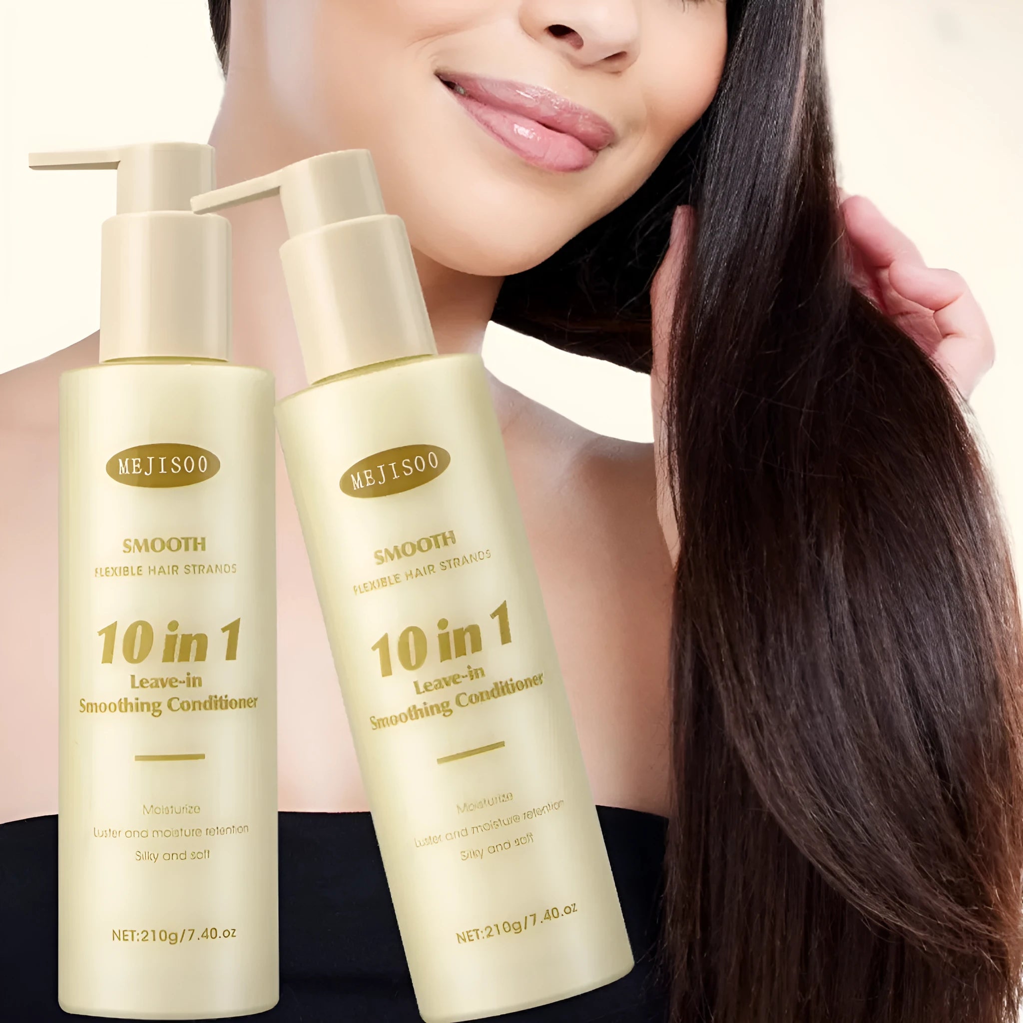 Soft 10-in-1 Wash-free Hair Conditioner bottle with 210g net content for women's hair treatment