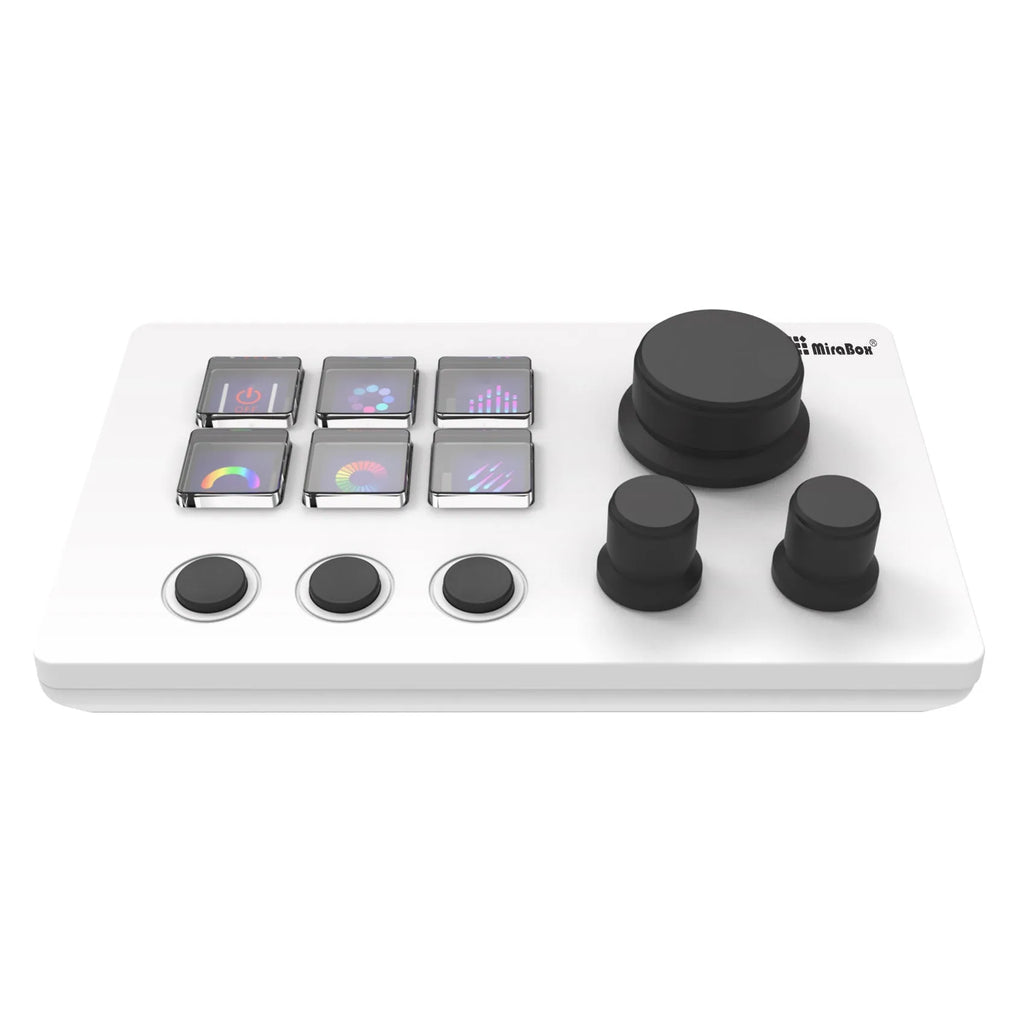 Visual Keyboard N3 programmable silicone keypad in black or white with USB cable