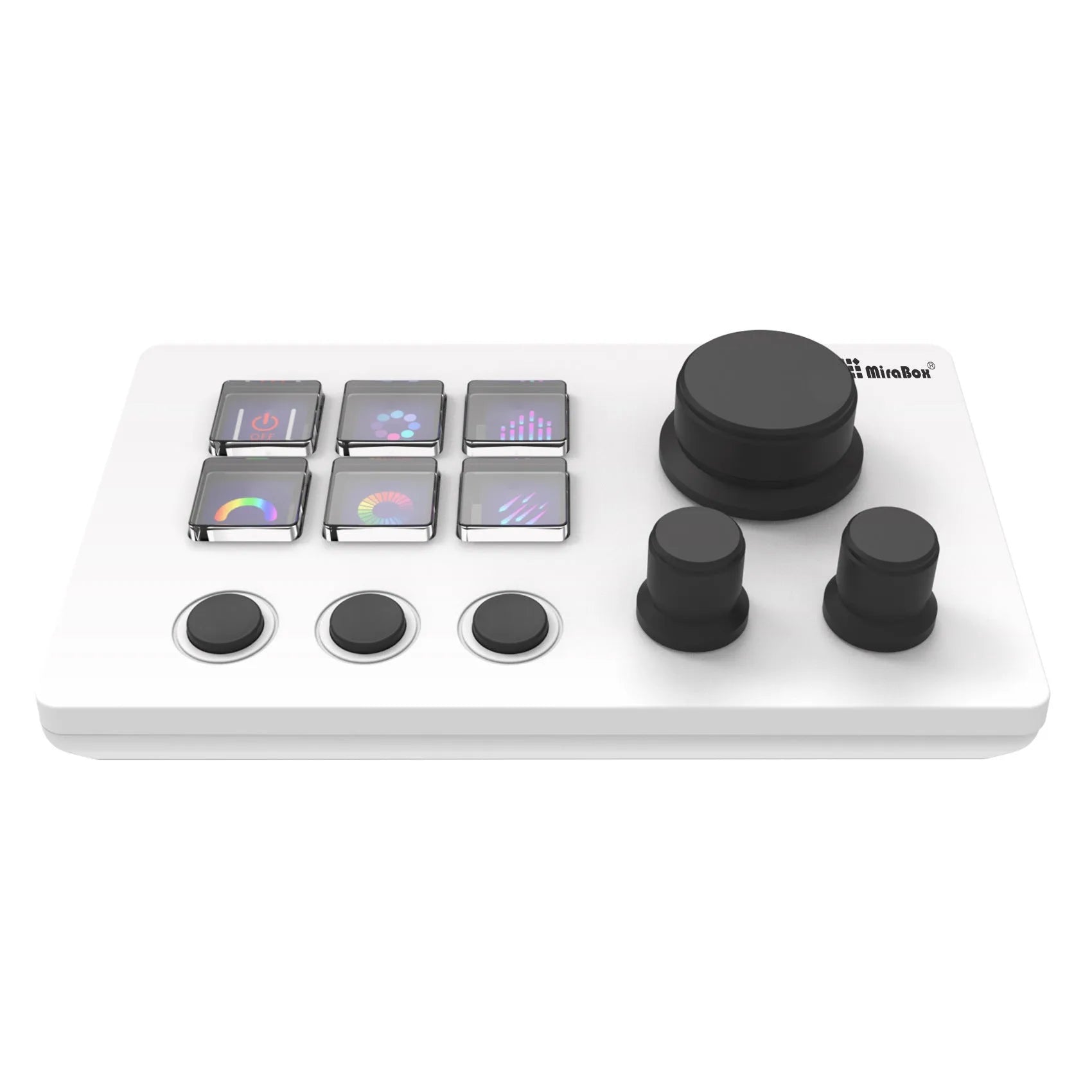 Visual Keyboard N3 programmable silicone keypad in black or white with USB cable