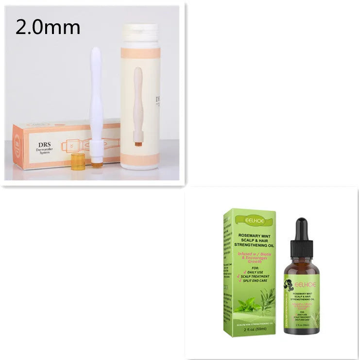 59ml bottle of rosemary mint hair growth fluid for scalp massage and treatment