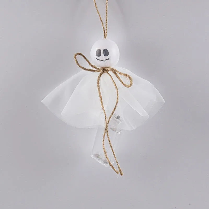 Halloween ghost LED lantern chain with multi-colour lights for party venue decoration