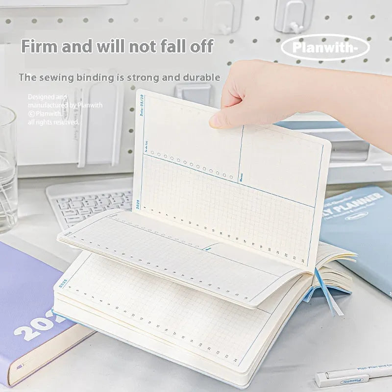 Waterproof notebook with PU cover in multiple colours for postgraduate study records