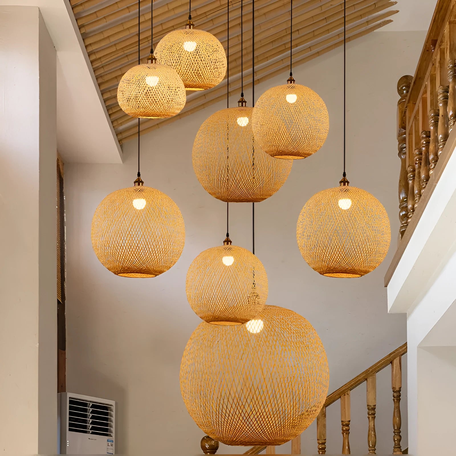 Pastoral style chandelier with decorative lamp holder in various size options for bedroom lighting