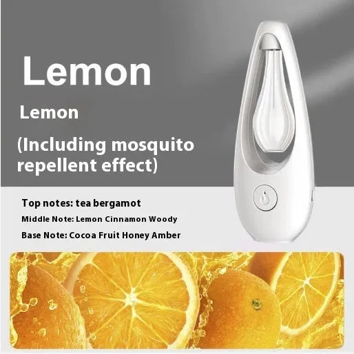 Ultrasonic aroma diffuser with mosquito repellent function in six fragrance options