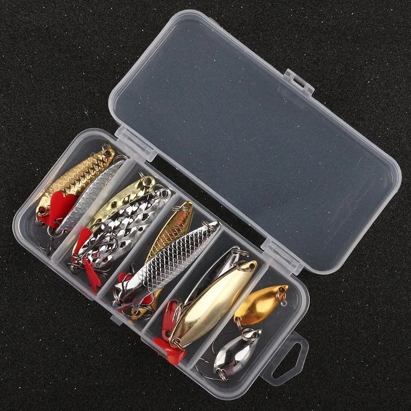 Lure pineapple fishing bait with metal sequins in gold and silver colour options