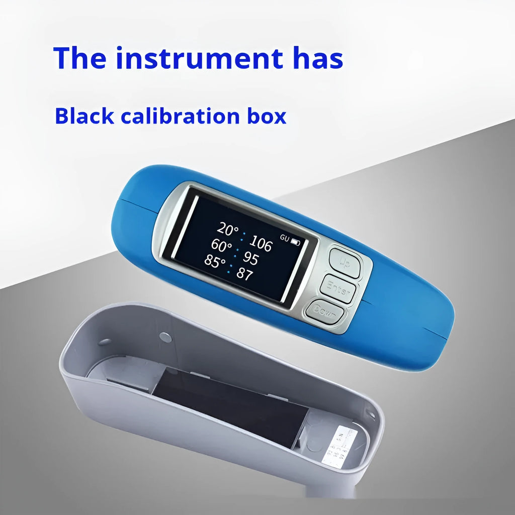 Portable glossiness tester for ceramic and stone surface brightness measurements with three model options