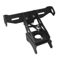 Black aluminium alloy Honda motorcycle rear licence plate bracket for short tail modifications