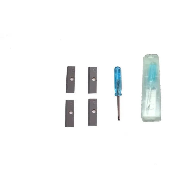 Geometric plastic pencil sharpener with four holes for sketching art pencils