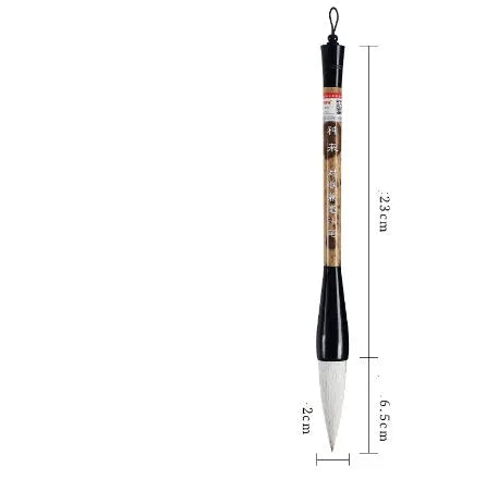 Large traditional Chinese painting wrist brush with sheep hair nib for calligraphy and ink art