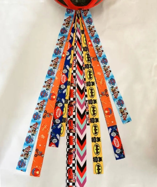 Children's helmet decorative streamer in multiple colour options for roller skating and balancing car safety gear