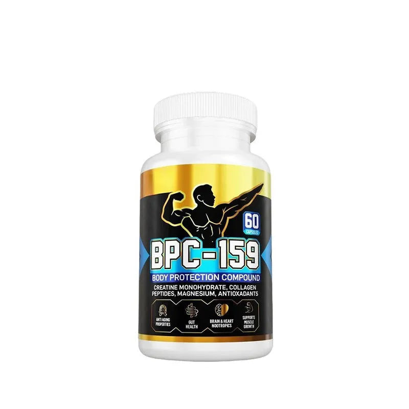 Bottle of dietary supplement capsules for general wellness support
