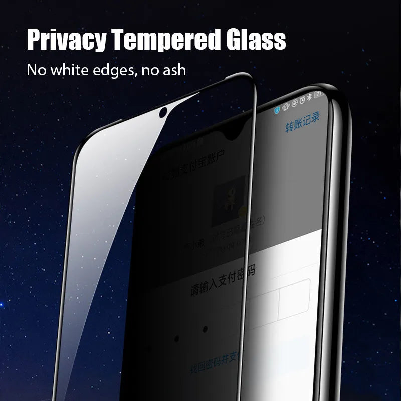 Xiaomi Poco Redmi Note anti-spy privacy screen protector with 0.33mm clear protective film
