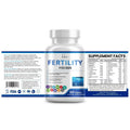 Bottle of 60 male fertility tablets with COMBLEX vitamin mineral amino acids formula