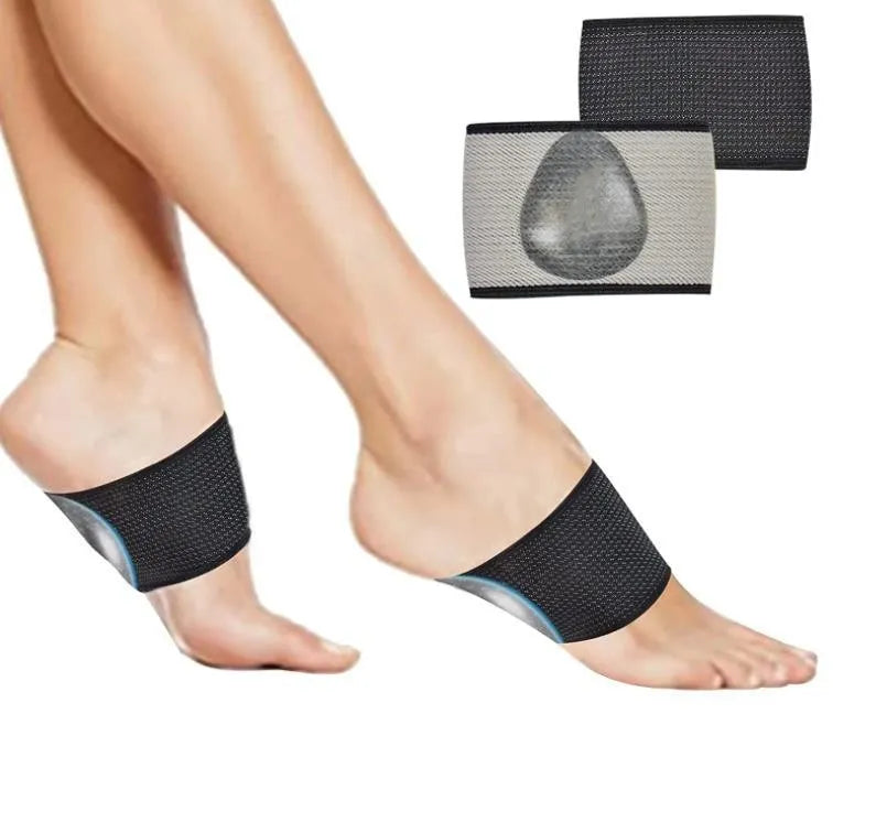 Flat foot bow support heart pad elastic arch support foot bandage cover