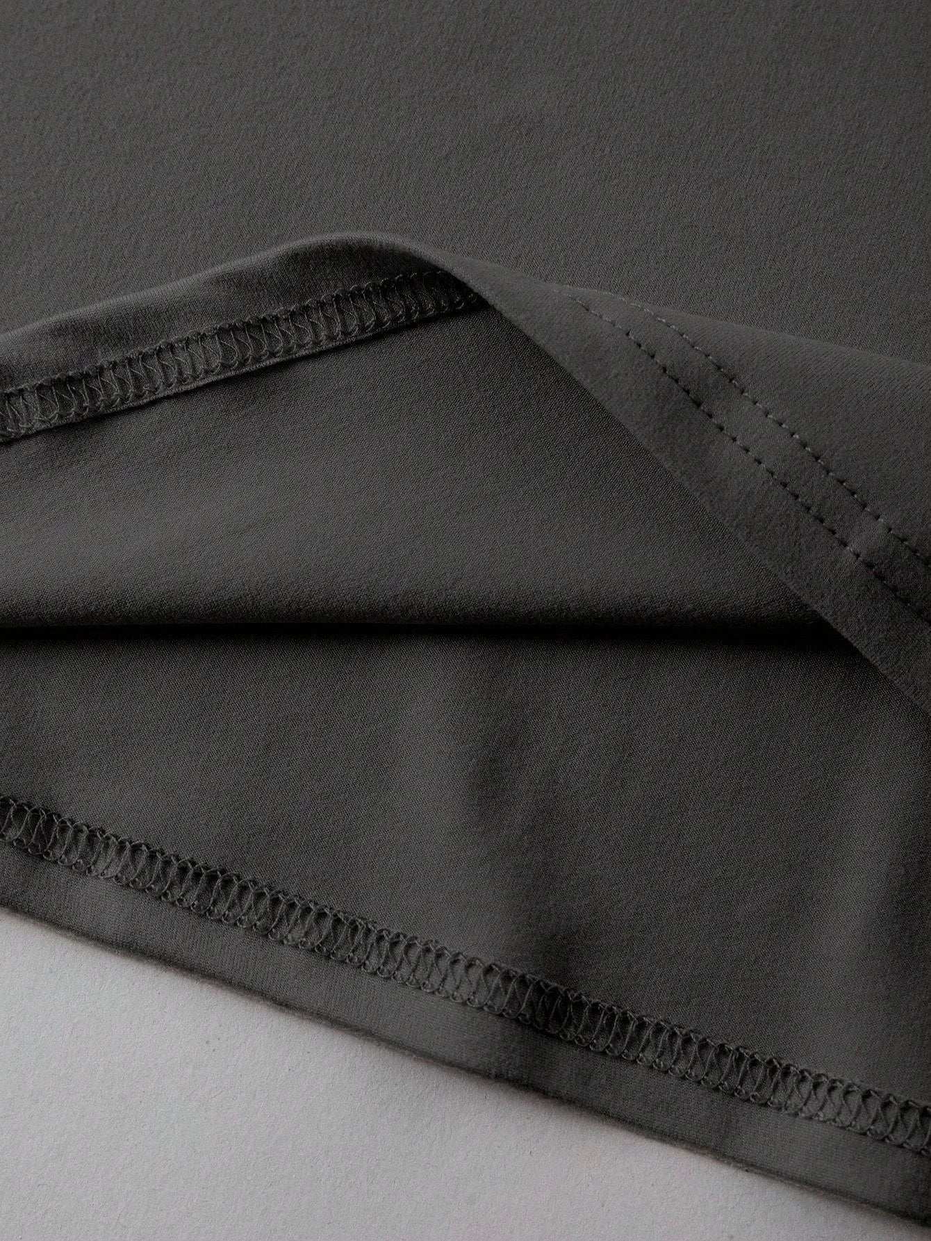 A straight-cut cotton T-shirt with short sleeves and a round neck, shown in one of the available colours.