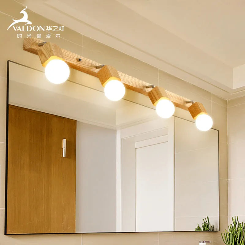 Single-head circular LED wall lamp with a 24cm diameter, mounted on a plain wall.