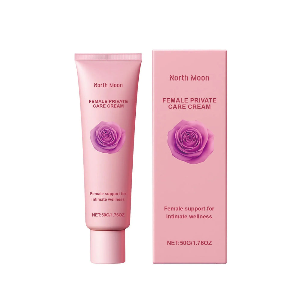 50g moisturizing cream jar with glycerol, mineral oil, rose and peppermint extracts for dry skin