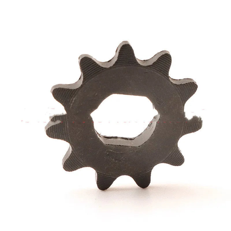 Cast iron motorcycle reduction gear with 11 teeth for 25hT8F chain applications