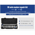 Chromium vanadium steel socket ratchet wrench set for home and auto repair work