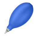 Blue rubber manual air blower cleaning tool for camera and phone dust removal