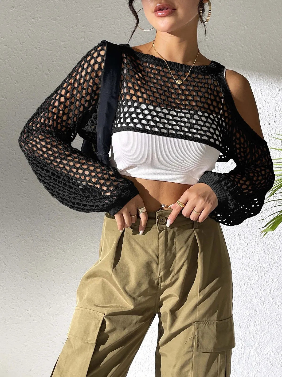 Hollowed mesh beach shirt in polypropylene fibre available in six colours with free size fit