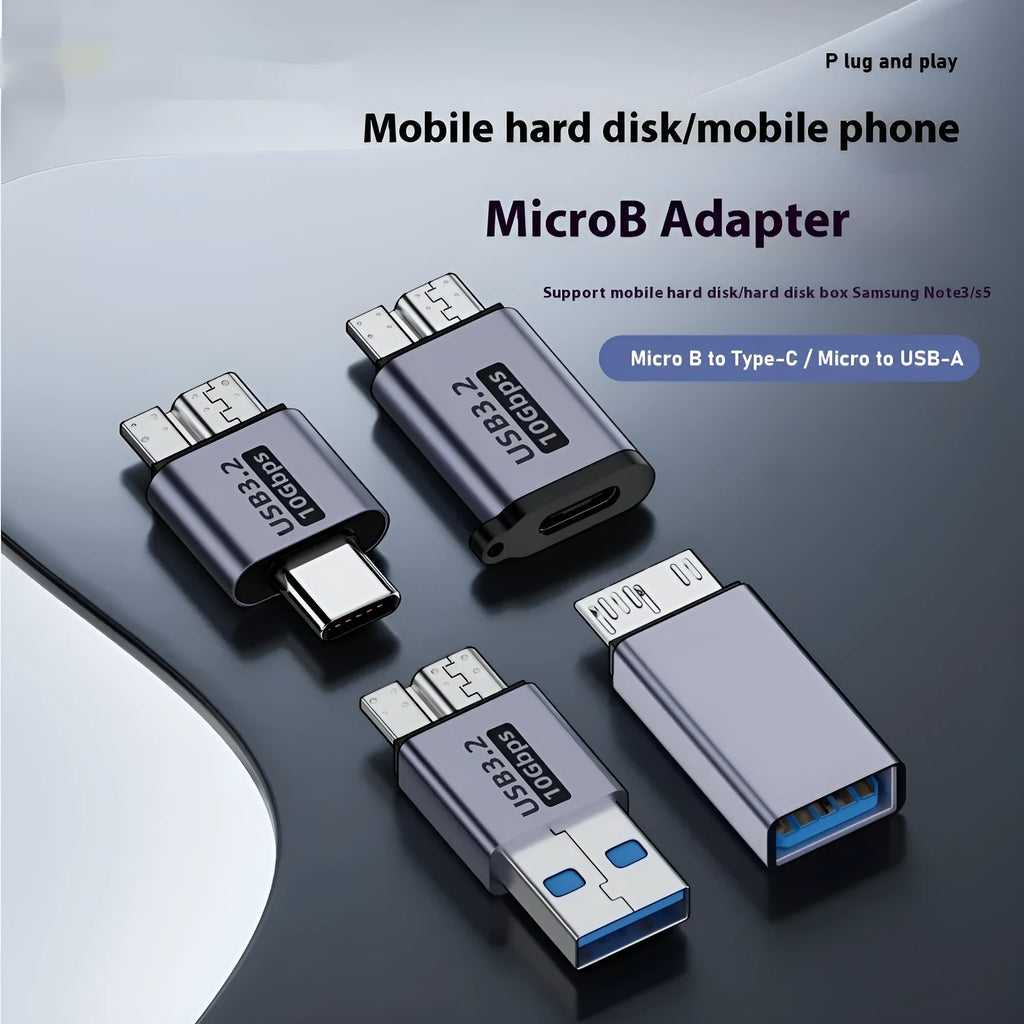 USB AM to Micro-B adapter cable with computer adapter for Micro 001-004 interface devices
