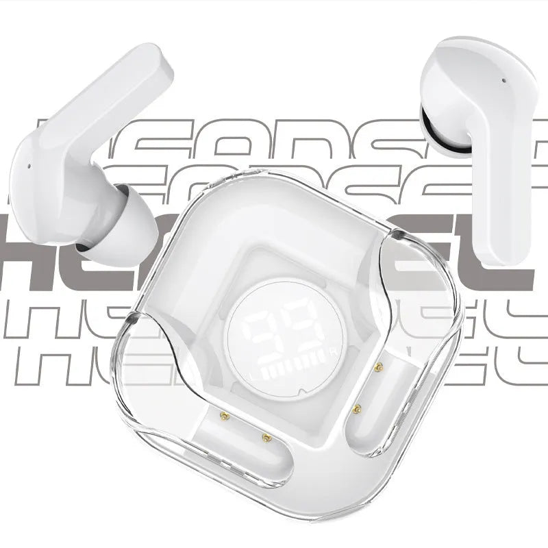 Transparent body wireless Bluetooth headset with in-ear design and HIFI noise reduction function