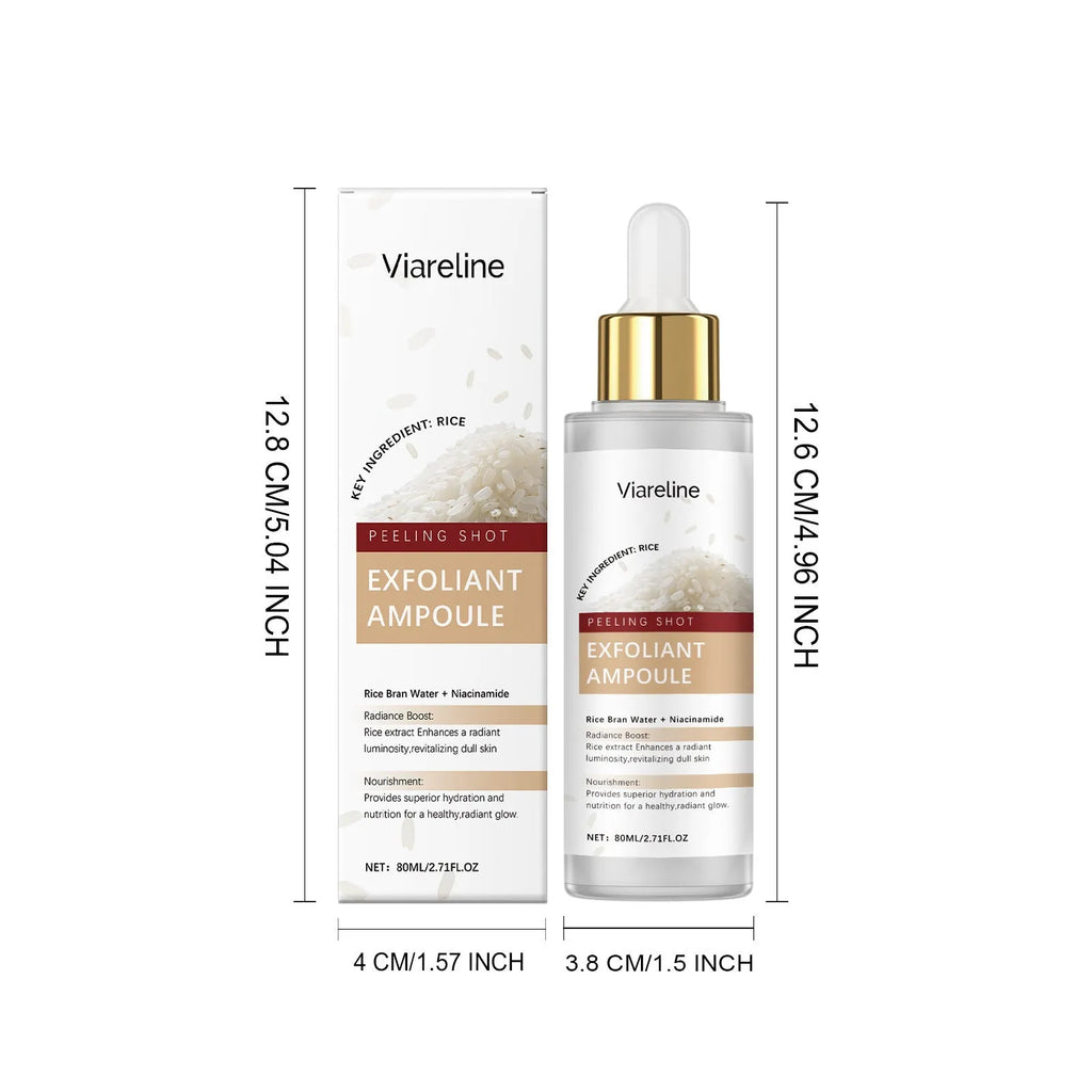 80ml bottle of cleansing and nourishing facial liquid with hyaluronic acid and salicylic acid.