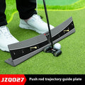 Adjustable golf putter trajectory balance simulator made from white PVC plastic