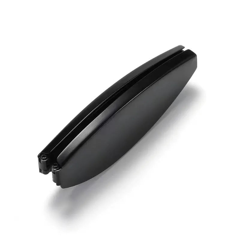 Folding presbyopic reading glasses for men with retro ring design on black frame