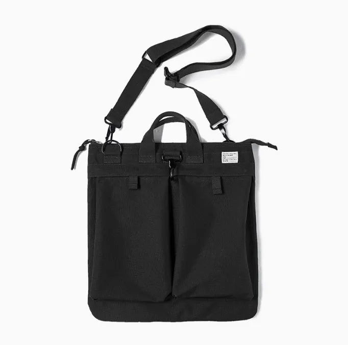 Marden Tooling medium retro canvas crossbody shoulder bag for 15-inch laptops in military green colour