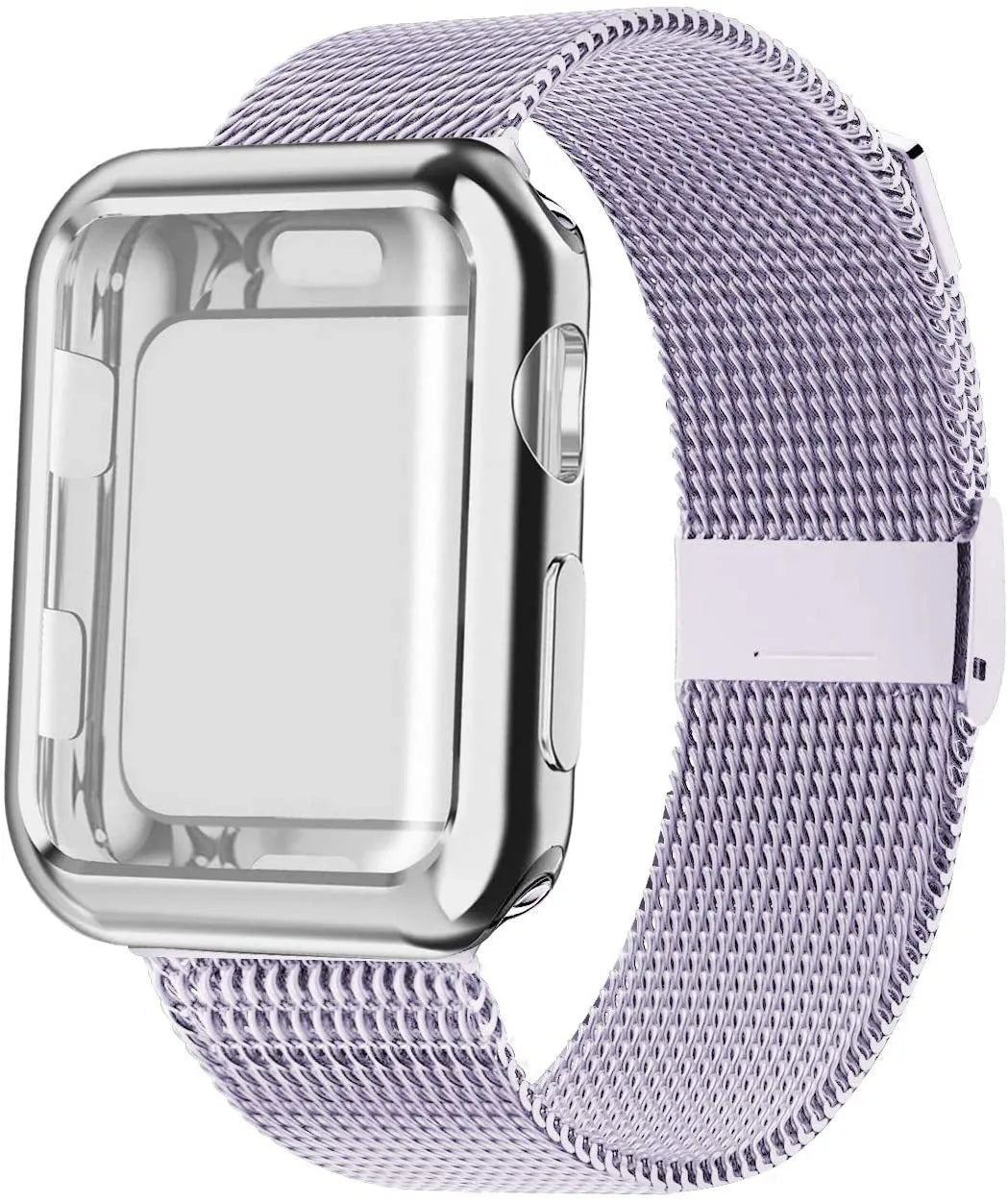 Magnetic Milan metal and TPU watch band for Apple Watch in multiple colour options on a wrist.