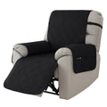 Quilted waterproof sofa cover for Chivas massage chair in burgundy colour.