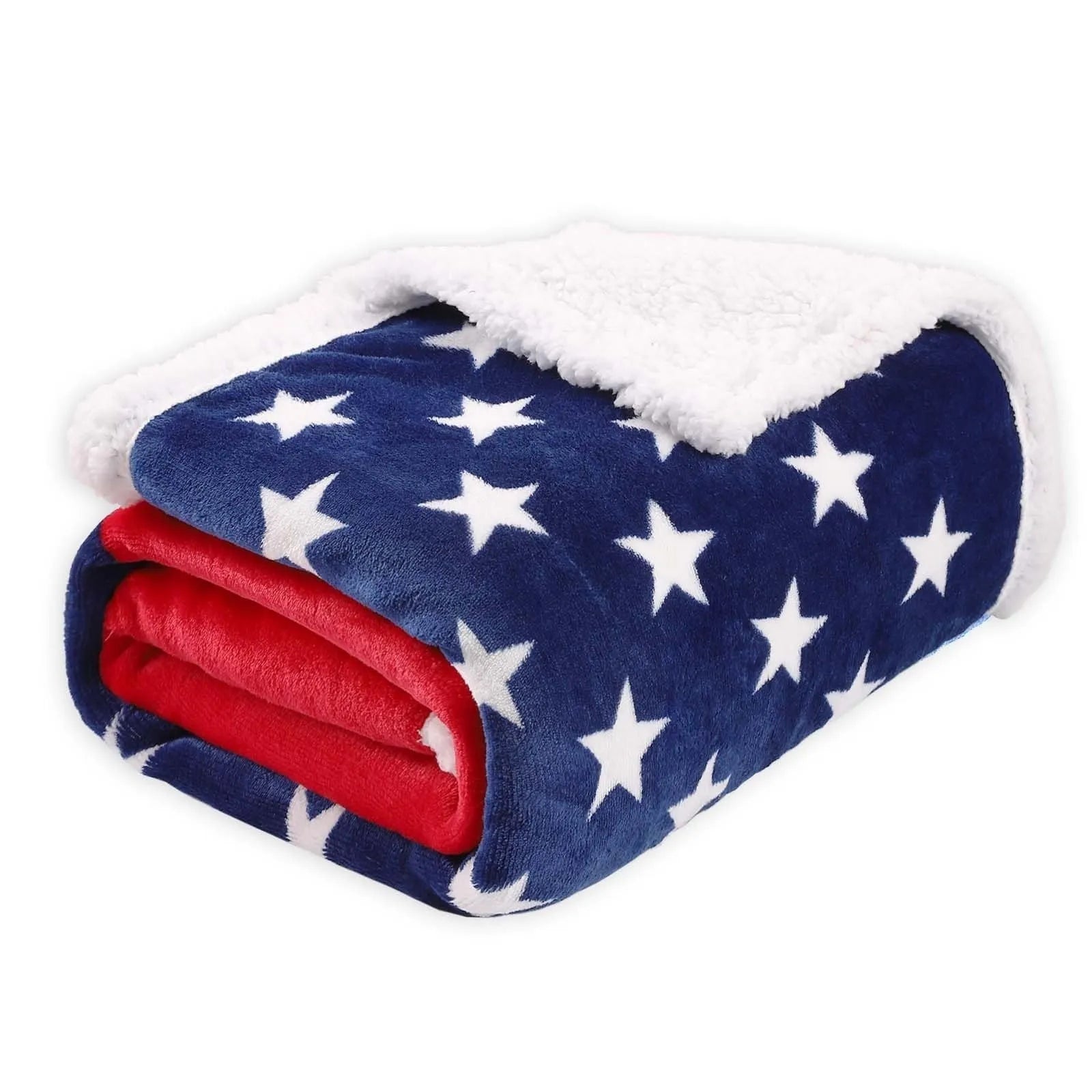 Striped polyester blanket with British style design for autumn and winter warmth