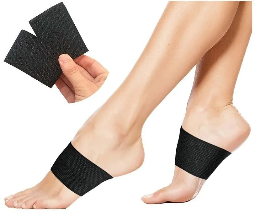 Flat foot bow support heart pad elastic arch support foot bandage cover