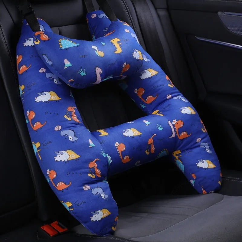 55x70cm automotive headrest car sleeping pillow with character patterns