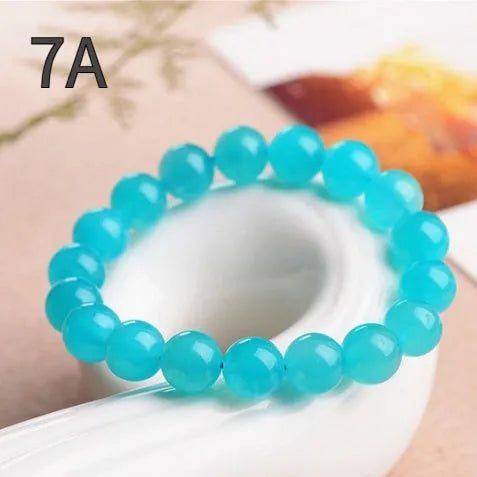7A grade Amazonite scattered beads in ice colours with polished finish for jewellery making
