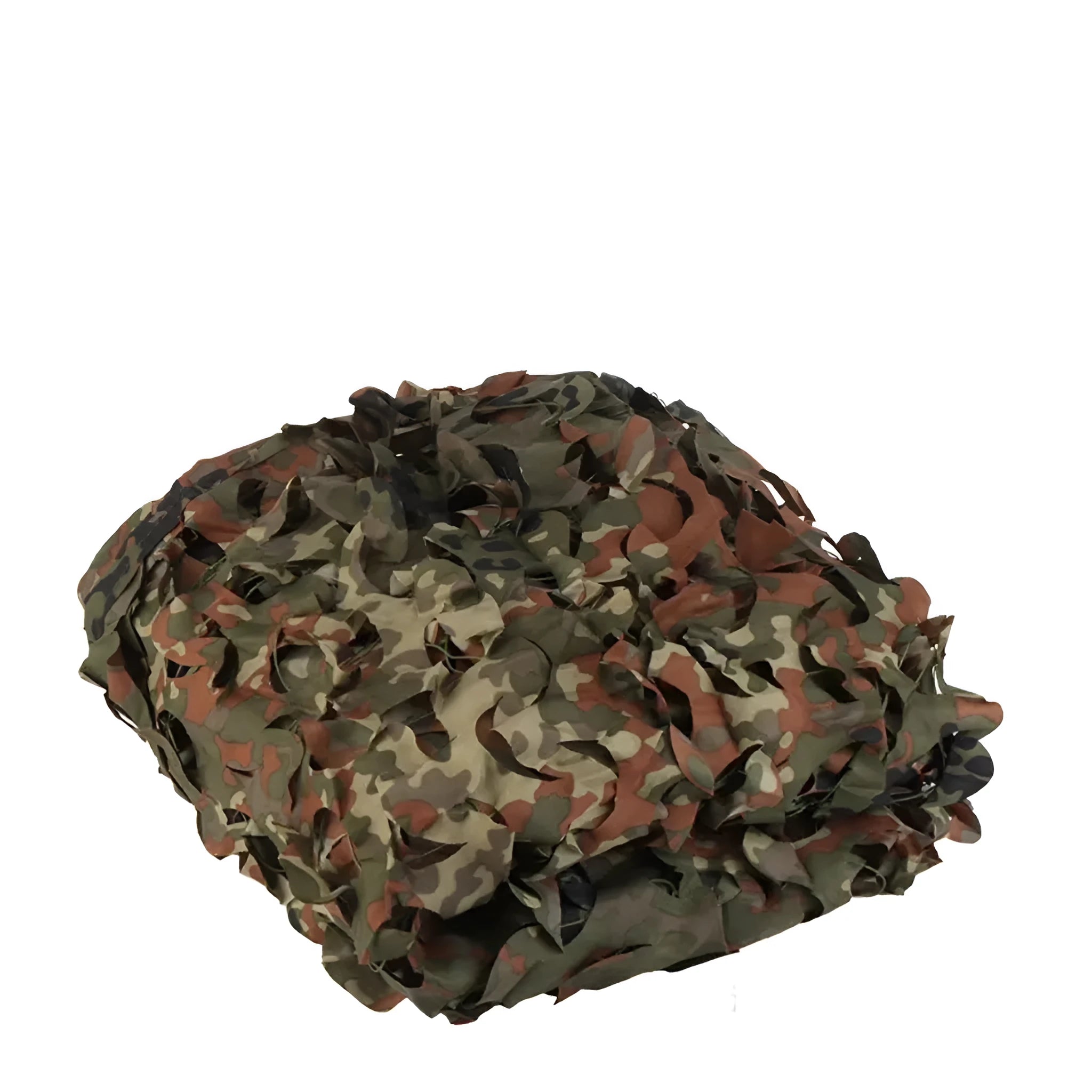 Green camouflage net cover set showing multiple pattern options for outdoor concealment and sunshade applications