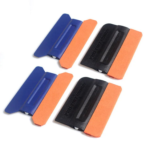 Car colour change film scraper with ABS handle and removable scraping pad for vinyl wrap removal
