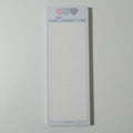 B5 half size learning notepad with vertical double-sided printing for English vocabulary practice