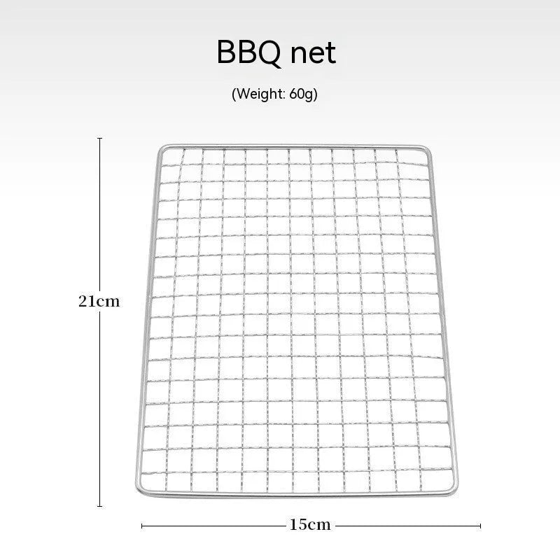 Large stainless steel folding barbecue oven with grill rack and storage bag