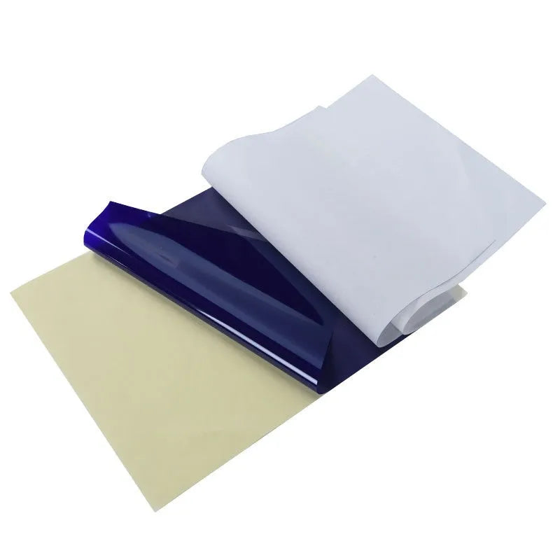 A4 tattoo transfer paper quadruple copy with clear lines for transfer paste gel application