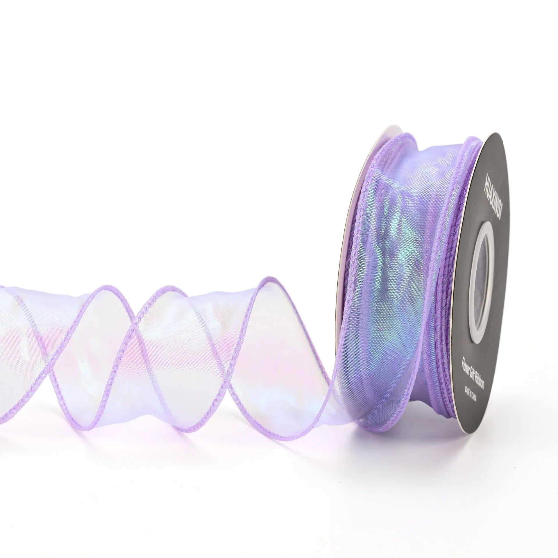 Fishtail yarn ribbon 4cm wide mesh material in multiple colour options for craft projects