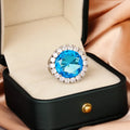 Retro hollow women's ring in brass white steel, Italian court style, colour KYRA0406.