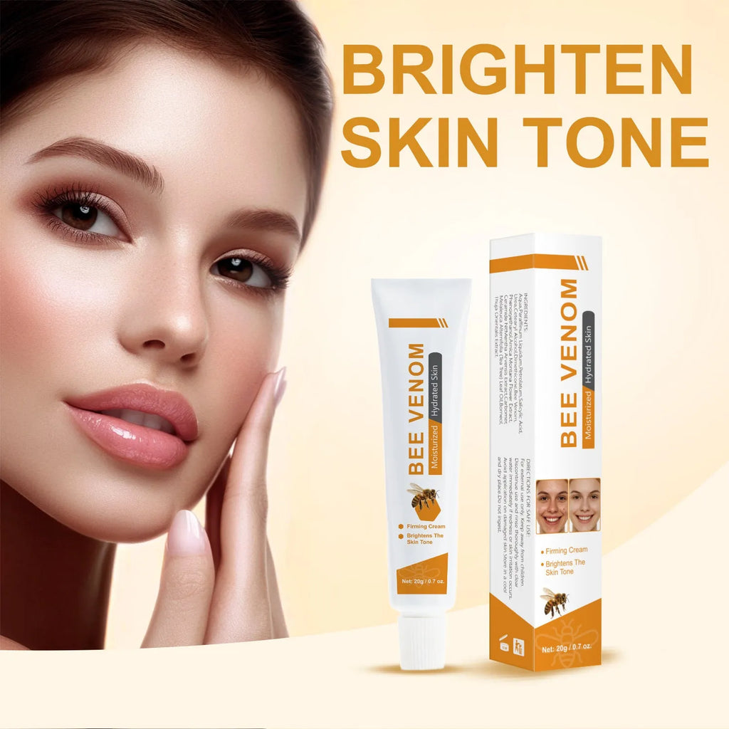 20g pot of bee facial neck cream with bee-derived ingredients for face and neck application