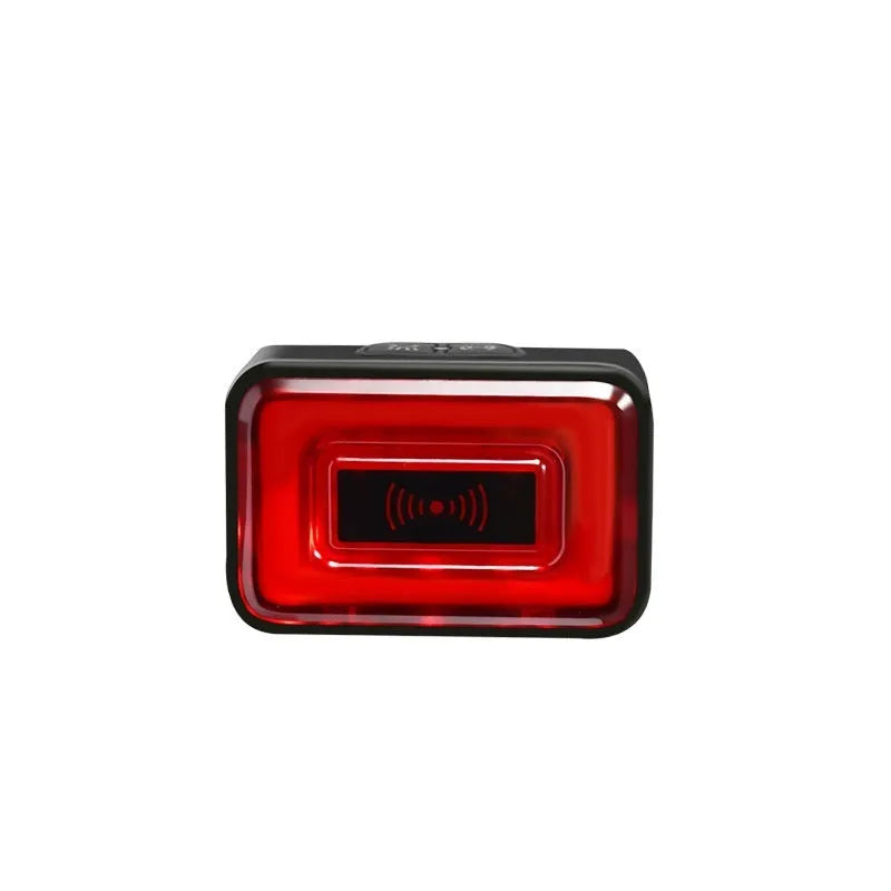 Radar detection bicycle taillight with Type-C charging port and double bracket mounting system