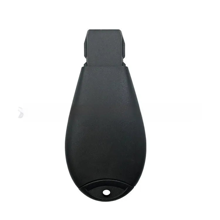 White plastic replacement key shell for Dodge and Chrysler cars, shown with dimensions 85mm by 42mm.