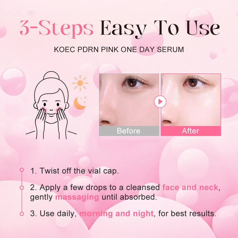 KOEC Powder Polypeptide Disposable Moisturising 10 Pack with latex essence sheets
