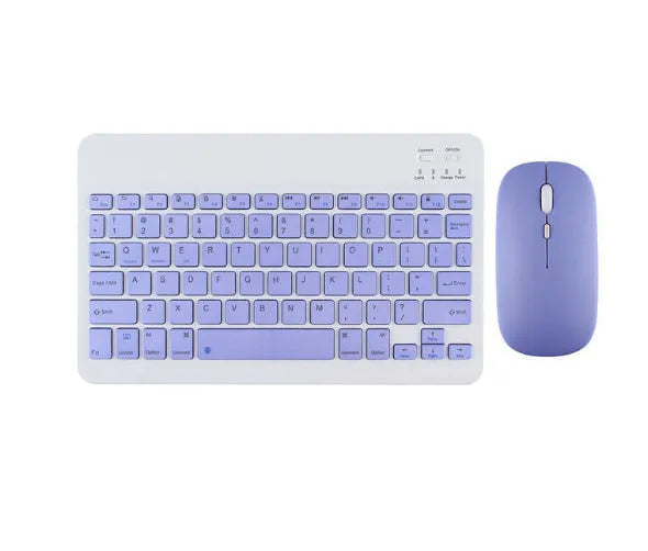 Bluetooth wireless keyboard with rechargeable battery in multiple colour options