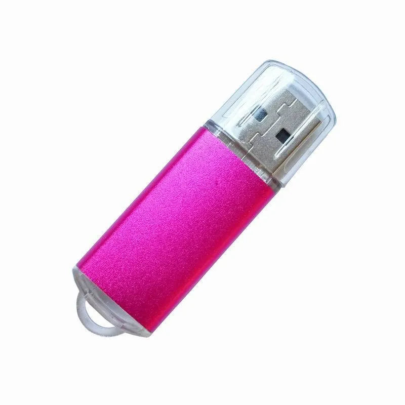 Software encryption USB dongle with metal shell showing multiple colour options including black blue gold green purple red and rose red
